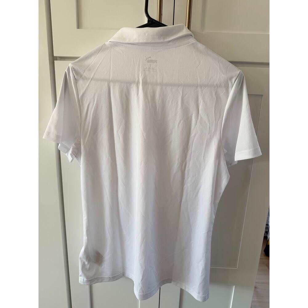 Puma Women's Teamliga Sideline Polo Shirt White Medium - Picture 7 of 11